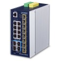 PLANET IGS-6325-8T8S4X Industrial L3 8-Port 10/100/1000T + 8-Port 100/1000X SFP + 4-Port 10G SFP+ Managed Ethernet Switch